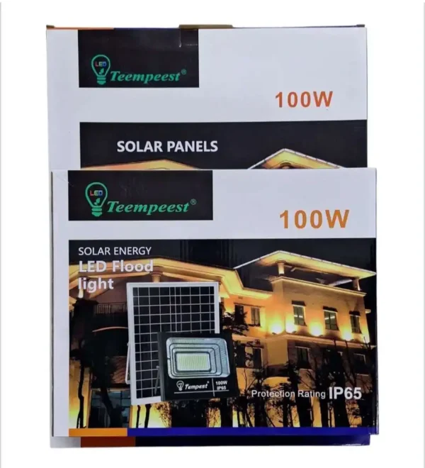 100W Solar Light - Ultimate Outdoor Lighting Solution for Homes, Streets, and Gardens