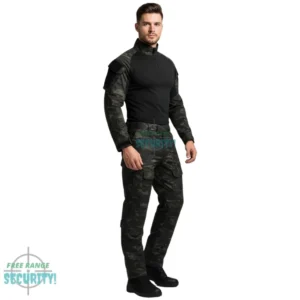 Black Camouflage Tactical Suit