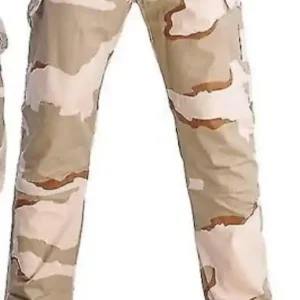 "Tactical Pants cream Color displayed against a clean white background, highlighting durability and multiple utility pockets – available at Security & Self Defense."