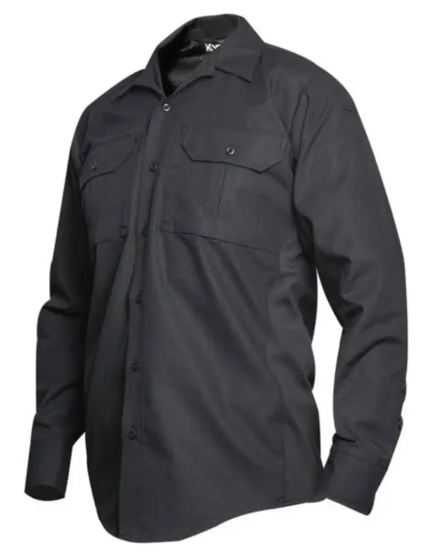 "Durable, breathable, and functional Tactical Top Black, perfect for military, law enforcement, outdoor adventures, and casual wear."