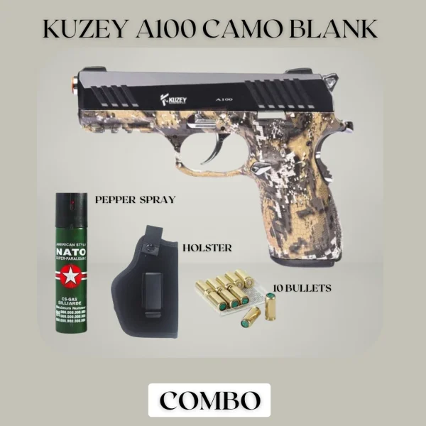 Kuzey A100 Camo Blank gun