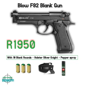 Blow F92 Black Blank gun combo