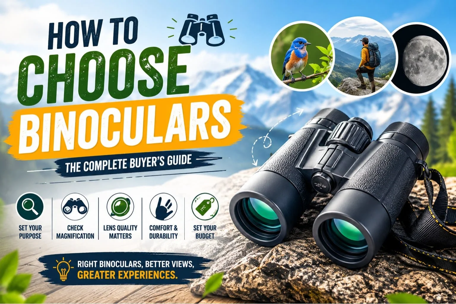 How to Choose Binoculars: Complete Guide for Beginners 2026